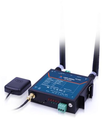 PUSR Globaler Router Industrial 4G LTE Band mit 1 WAN/LAN, 1 x LAN Verbesserte GPS-Funktion OPENVPN serieller Port RS485 Unterstützung WiFi und Fernzugriff, Batch-Konfiguration, Alarm USR-G806s-G