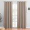 PONY DANCE Türvorhang Thermo Hitzeschutz Ösenschal Blickdicht 2er Set H 210 x B 132 cm Verdunklungsgardine Wohnzimmer Vorhänge Wärmeisolierend Thermogardine Tür, Taupe