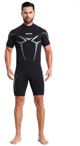 ZCCO Shorty Neoprenanzug Herren und Damen,3MM Kurzer Tauchen XL
