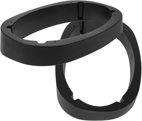 MOBUTOFU Car Speaker Mounting Spacer Set for 6x9 Inch Speakers, Waterproof Plastic Adapter with Delicate Shape, Enhances Sound Quality and Stability for Outdoor Use