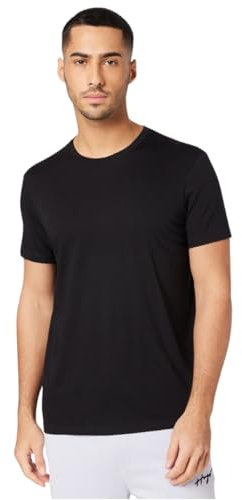 ARMANI EXCHANGE Pima Cotton Jersey Tee, T-Shirt, Uomo, Nero, XL
