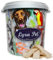 Lyra Pet® 5 kg Kauchips aus Büffelhaut wie Kauknochen Zahnpflege Hundeleckerli Zahnputzstreifen Kausnack in 30 L Tonne