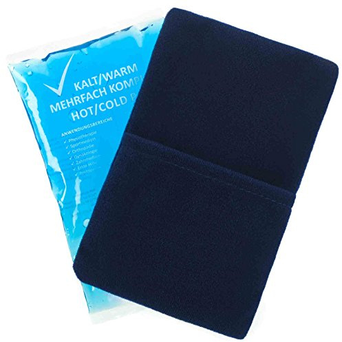 9 cm x 16 cm Kalt-Warm Kompresse 110g Gel Pro Kompresse Mehrfach Kompresse Wiederverwendbar Coolpack Mikrowellen geeignet Gel Pad ideal für Kinder