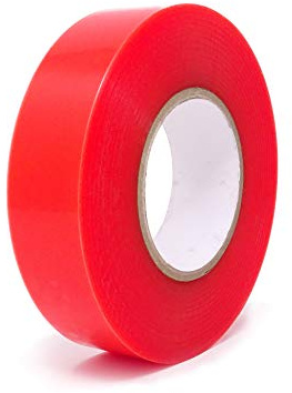 gws Doppelseitiges Klebeband 1 Rolle 38 mm x 50 m, extra stark haftend, transparentes Montageband, UV-beständig, universell einsetzbares Doppelklebeband, versch. Breiten 6-50 mm