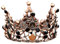 Minkissy Hochzeitsdeko 1stk Prinzessin Tiara Krone Hochzeit Crown Cake Topper Krone Kuchen Dekor storte Topper Prinzessin Crown Cake Topper Kind Kristall Zubehör Khimar Hijab