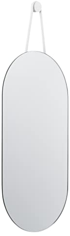 Zone Denmark A-Wall Mirror Wandspiegel, Spiegel, 60 x 30 cm White