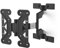 Hama | Soporte TV Fullmotion Ultraslim para Pantallas de 48 (Soporte de Pared para TV con 3 articulaciones, rotación de 180° e inclinación de +3°/-12°, estándar VESA 200 x 200) Negro