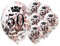 12 inch Happy Birthday Confetti Balloons Premium Quality Age Printed Balloons Birthday Party Decoration Themes Pack of 10 Rose Gold colour 50th Birthday