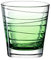 Leonardo Vario Struttura Trink-Glas, 1 Stück, spülmaschinenfestes Wasser-Glas, bunter Trink-Becher aus Glas, Saft-Glas, grün, 250 ml, 026840