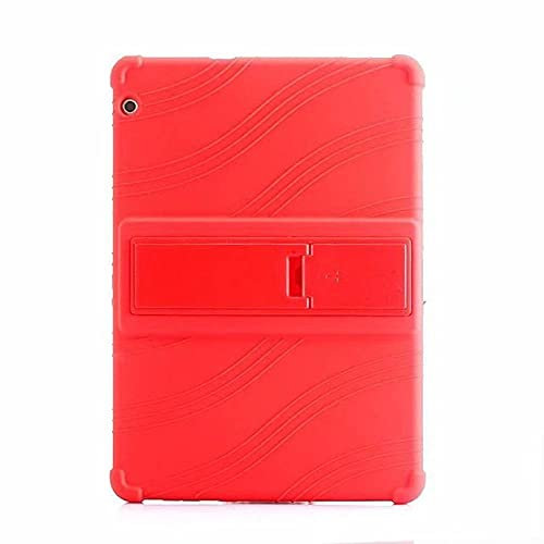 LIUCHEN Funda de tabletaFunda Trasera de Silicona a Prueba de Golpes para Huawei MediaPad T3 10 AGS-W09 / L09 / L03 9.6 & quot; Funda para Tablet Infantil para Huawei T3, roja