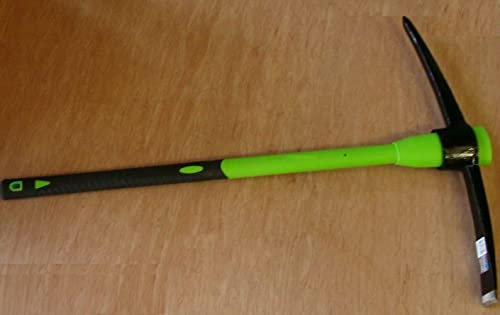 Heavy Duty Pick | Mattock | 5 or 7lb Head | Fibreglass or Hardwood Shaft (7lb Pick Axe Head with Fibreglass 36 90cm handle shaft Garden Pick Axe)