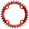 Jane Eyre Fahrrad kettenblätter 104 BCD 32T 34T 36T schmales breites Einzel kettenblatt, rundes schmales breites Kettenblatt für Rennrad Mountainbike BMX MTB(Red 32T)