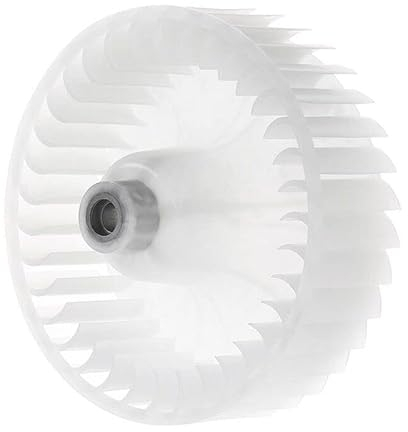 Tumble Dryer Fan Assembly DC93-00387A Compatible with Samsung DV70, DV80, DV90 – Replacement Part for DC9300387A – White Internal Cooling Blower Wheel
