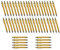 Eylkeup 50Pcs Holz-Kugelschreibern Set, Bambus Kugelschreiber, nachhaltig und umweltfreundlich, Holzkugelschreiber für Schreiben, Journaling, Schule, Bürobedarf, Abschlussgeschenk