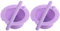 Electric Waxing Kit, Wax Warmer Silicone Liner for Tress Wellness Compatible with 16oz Waxing Kit Melting Wax Bowl for Tress Wellness Wax Warmer or for BLITZWAX Wax Warmer (Purple)