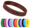 Armbänder, Silikon, personalisierbar, 1, 10, 30, 50 Karat, Gravur, für Events, Unterstützung, Hochzeit, Motivation, Bewusstsein, braun