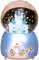 LED Lichtwechsel Schneekugel Musik Spieluhr Burg Schneekugel mit Schneeflocken Glas Glitzerkugel Nachtlicht Traumkugel Büro Home Dekoration Kinder Mädchen Geschenk für Geburtstag Weihnachten