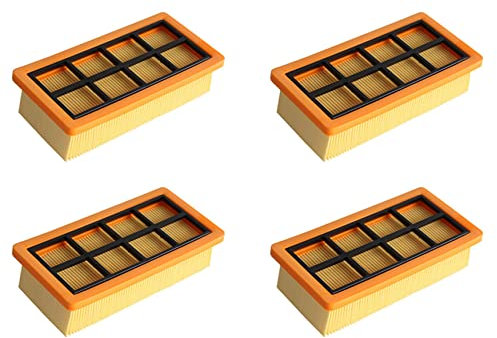 NIEI 4X Filter 6.415-953.0 für AD 2, AD 3.000, AD3.200, AD 3 Premium Kamin, AD 4 Premium Roboter Vakuum Staubsauger Teil