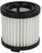 vhbw filtre compatible avec AEG TORNADO TOP5-21TG, TOP5-18IW, TOP5-14EB aspirateur - filtre HEPA blanc/gris