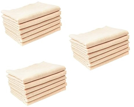 TOYANDONA 18 Stk Gaze-tücher Quadratische Handtücher Stilltuch Taschentuch Baby Wasser Aufnehmen