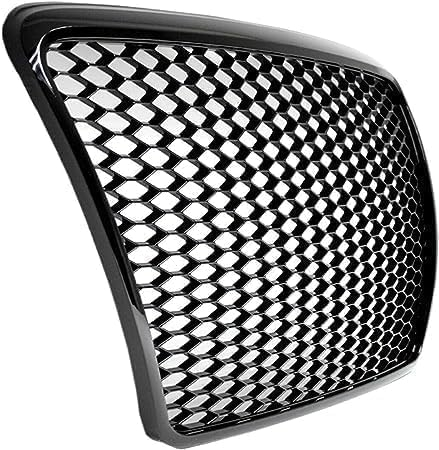 HAVERN Auto Front Kühlergrill Gitter für Audi A6 C6 4F 2008-2011,Frontgrill Auto Oberen Stoßstange Haube Mesh Kühlergrill Sportgrill