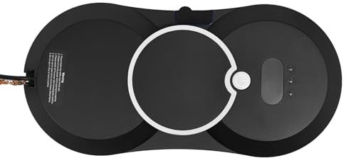 Elektrischer Fensterreiniger Roboter 2800pa Fensterroboter 50ml Wassertank Fernbedienun Fensterreiniger Roboter mit 10 Reinigungspads für Reinigung von Fenstern Spiegeln Marmorfliesen （Nicht Drahtlos）