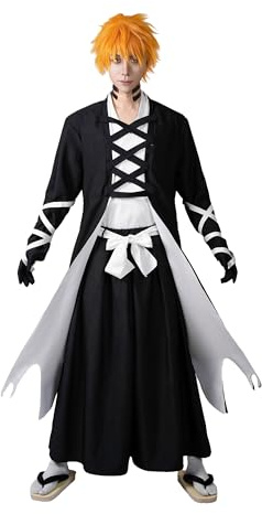 OSIAS Männer Anime Upgraded Kurosaki Ichigo Cosplay Kostüm