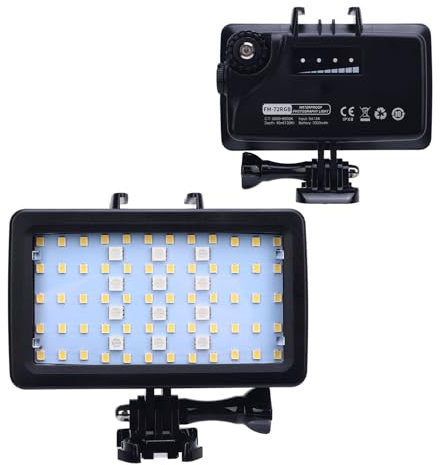 Videobeleuchtung Tauchlicht, 130 Fuß Wasserdichtes Unterwasserlicht, 5000 Bis 6000 Km LED -LED -Videolicht Zum Vlogging, Reisen, Tauchen, Schnorcheln, Surfen