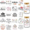 INCOK Rub-on-Transfers zum Basteln – 20 Blatt christliche UV-DTF-Becherfolien für 473 ml Glasbecher, motivierende Bibelvers-Zitate, Tumbler-Wraps, religiöses Geschenk, Kirche, DIY-Dekoration