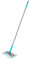 Beldray Anti-Bac Clip-to-Grip All-Surface Mop - Large Mop Head, Tiles/Floor/Window/Mirrors, Hygienic Push Release Handle, 360° Swivel Head, 4 Machine Washable Cloths, Cleaning & Dusting, Wet & Dry