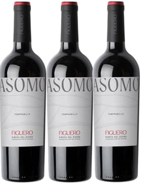 Figuero 4/ Asomo Tempranillo – Vino Tinto D.O. Ribera del Duero | Pack de 3 Botellas (75 cl) | Envío Gratis | Joven, Fresco y con Carácter