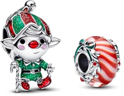TCZNAF Colorful Set Charms Armbände Bead Compatible für Armband Weihnachten Schmuck für Damen