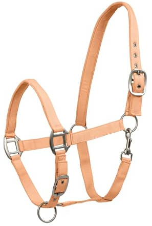 WALDHAUSEN Perlonhalfter Satin, pfirsich, Shetty