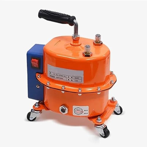 Bomba de vacío de doble propósito de 4,8 L, bomba de detección de fugas de presión y evacuación de aire acondicionado de coche de 250 W con ruedas