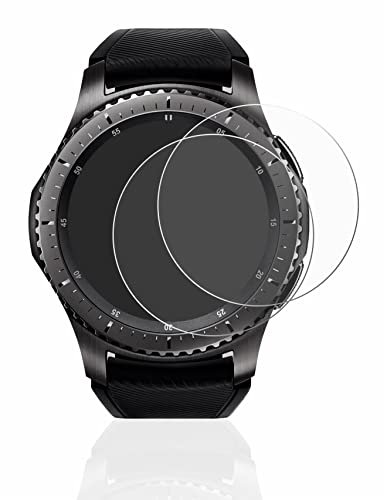 BROTECT Protector Pantalla para Samsung Gear S3 Frontier / S3 Classic Protector Transparente (2 Unidades) Anti-Huellas