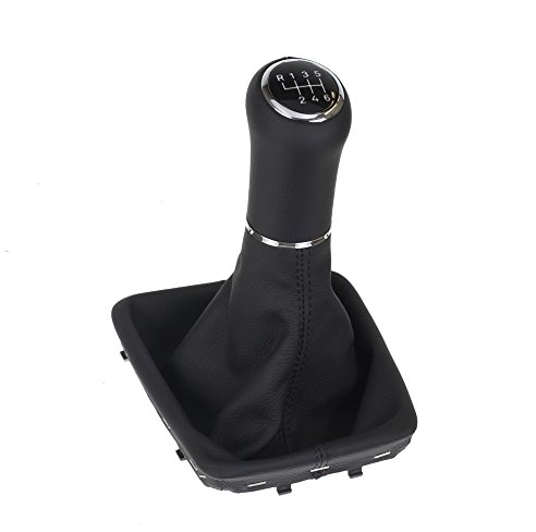 Schaltknauf Schaltsack Leder kompatibel mit VW Passat B7