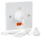 CLICK PRW211 50A Double Pole Pullcord Switch with Mechanical 'On/Off' & Neon