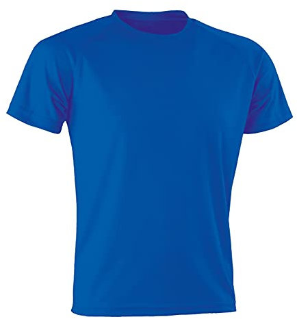 Spiro Adults Unisex Impact Aircool Tee (2XS) (Royal)