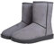 HKM 11126 Allwetterstiefel Davos, Wildlederoptik, Warmes Teddyfutter, Grau, 39