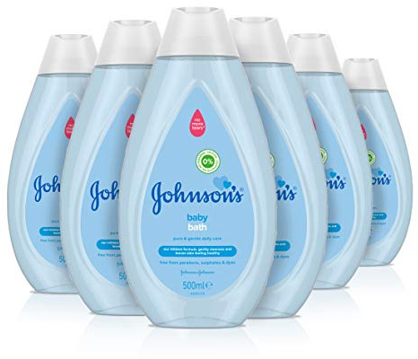 Johnson's Baby Bath 500 ml Sanfte Reinigung, gesunde Haut, 6 Stück