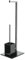 LOLAhome - Portarrollos de Papel higiénico sin Taladro de 71 cm de Acero Inoxidable con escobilla de baño para WC y escobillero Cuadrado Negro