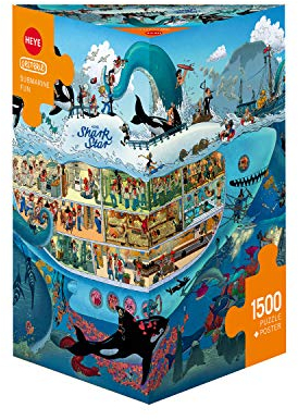Heye Puzzles - Triangular, 1500 Pc - Submarine Fun