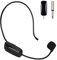 VBESTLIFE Kabelloses Mikrofon-Headset, 50 m Reichweite UHF-kabelloses Mikrofon-Headset für Sprachverstärker, Bühnenlautsprecher, Lehrer, Reiseleiter und Fitnesstrainer