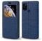 Coque à Rabat en Cuir PU avec Fenêtre Visible et Aimant Invisible Compatible avec Wiko View 5, Étui Intelligent à Affichage Clair (Bleu)