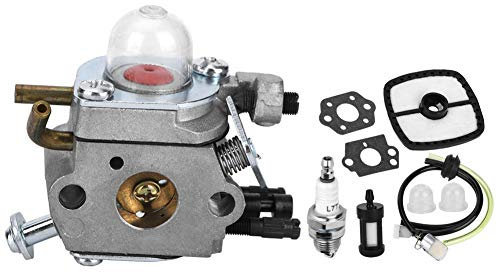 Carburateur en Aluminium, kit de carburateur, véhicule Compatible avec Le souffleur de débris de Feuilles Echo PB-2155 pour Voitures compatibles avec Zama C1U-K43B Carb ES-2100