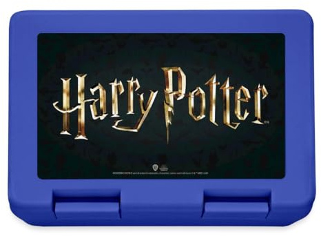 Spreadshirt Harry Potter Filmlogo Gold Brotdose Lunchbox