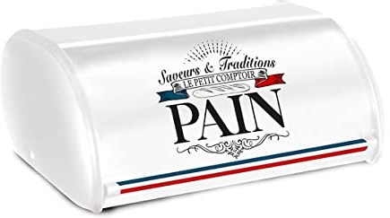 Rétro Boite blanche pour le pain style Frenchy