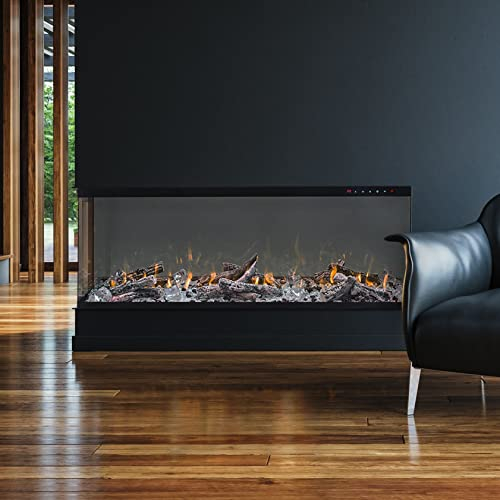 Noble Flame ELLASON [Elektrokamin Wandeinbau]: 1530 - smoky dark/Rauchquarz