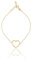 Einzelstück® edles Armband mit Herz I Roségold I 925 Silber I Gold vergoldetes Schmuckset (Heart Armband Gold)