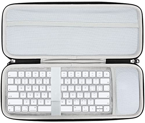 RAIACE Hard Storage Case Compatible with Apple Magic Keyboard Numeric Keypad + Apple Magic Mouse. (Case Only) - Grey